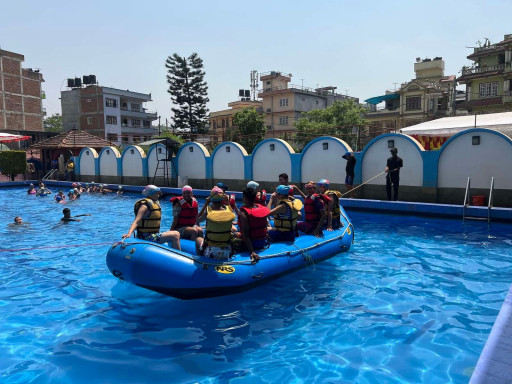 Global Wings-Nepal's No.1 International Airhostess Training Swimming and Ditching