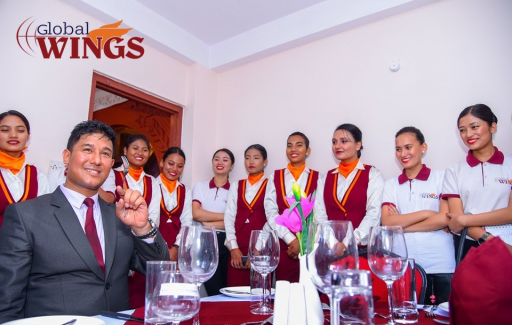 Global Wings-Nepal's No.1 International Airhostess Training Food and beverage